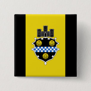 Flag of Pittsburgh, Pennsylvania Button
