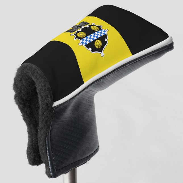 Flag of Pittsburgh, Pennsylvania Golf Head Cover (3/4 Front)