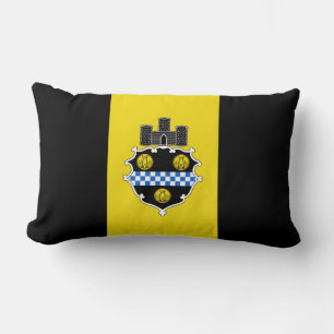 Flag of Pittsburgh, Pennsylvania Lumbar Pillow