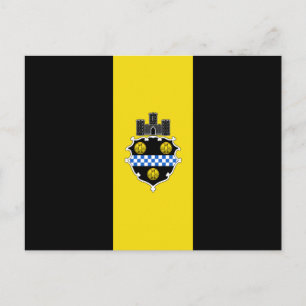 Flag of Pittsburgh, Pennsylvania Postcard