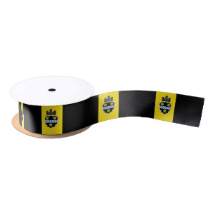 Flag of Pittsburgh, Pennsylvania Satin Ribbon