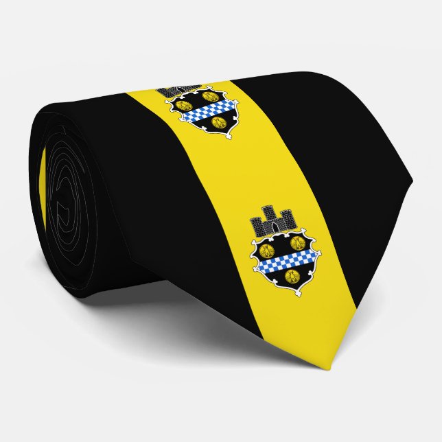 Flag of Pittsburgh, Pennsylvania Tie (Rolled)
