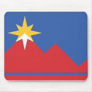 Flag of Pocatello, Idaho Mouse Mat