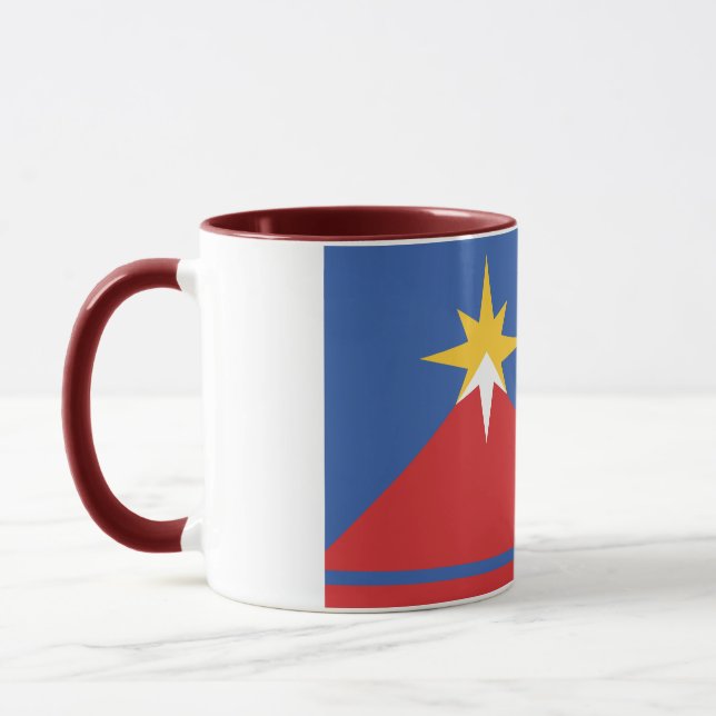 Flag of Pocatello, Idaho Mug (Left)
