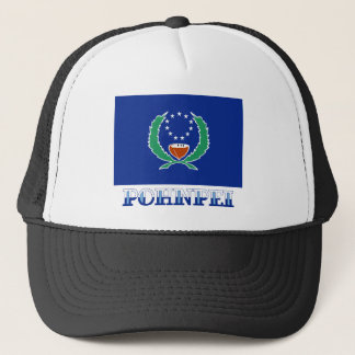Flag of Pohnpei, with name Trucker Hat