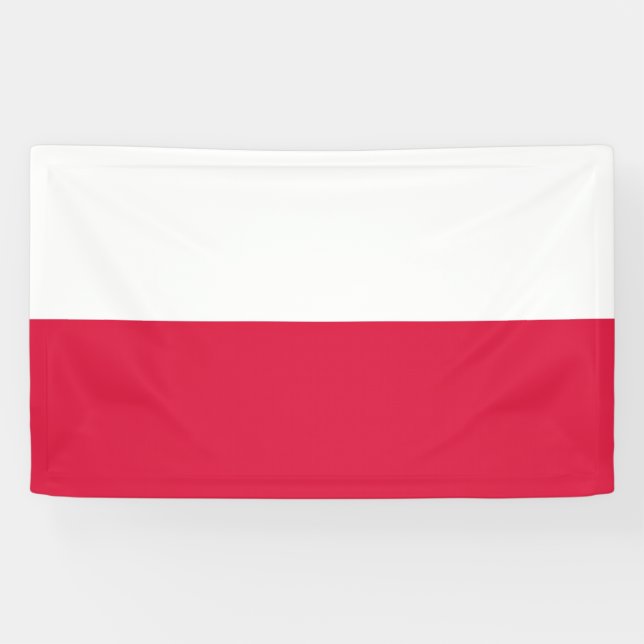 Flag of Poland Banner (Horizontal)