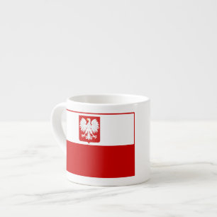 Flag of Poland Coat of Arms Espresso Mugs