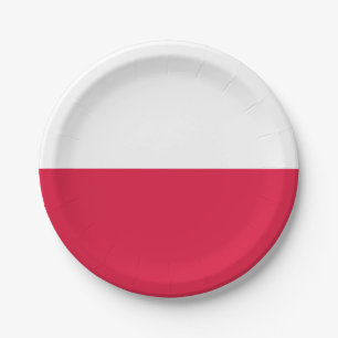 Flag of Poland Paper Plates