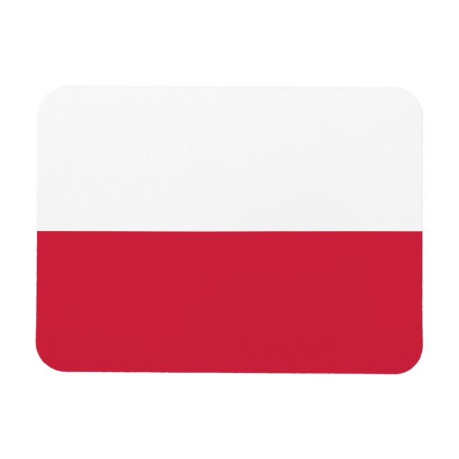 Flag of Poland Premium Flex Magnet (Horizontal)