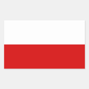 Flag of Poland Rectangular Sticker
