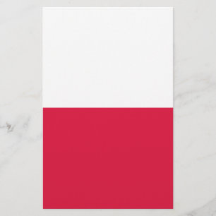 Flag of Poland Stationery