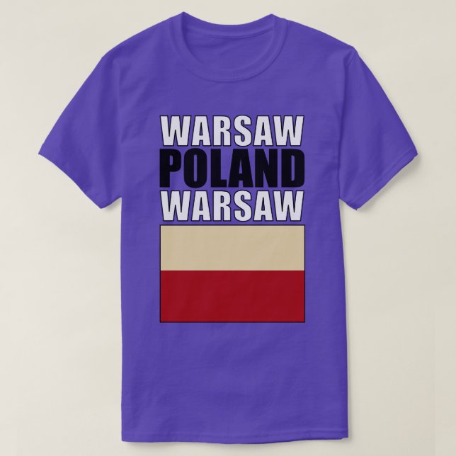 Flag of Poland T-Shirt (Design Front)