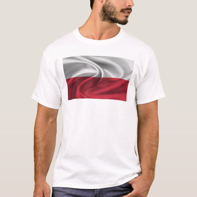 Flag Of Poland T-Shirt (Front)