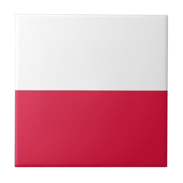 Flag of Poland Tile (Front)