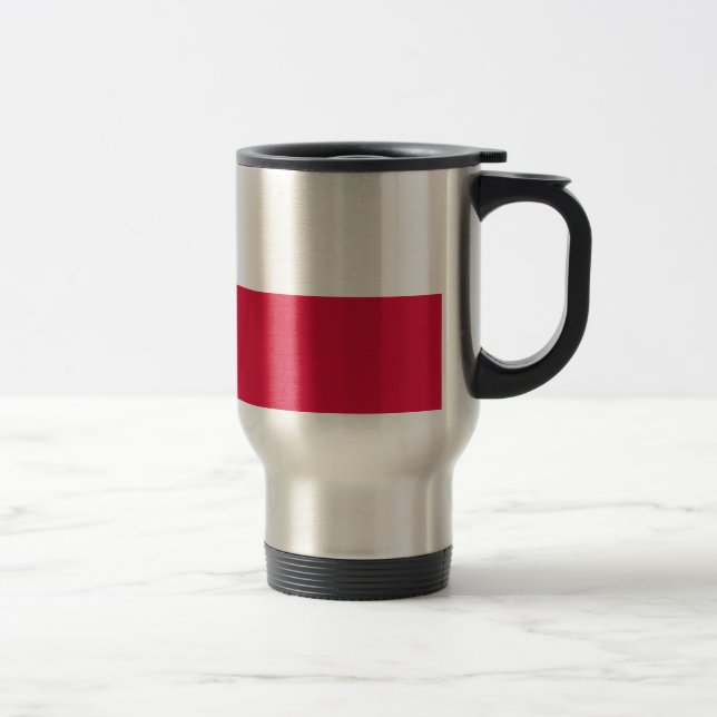 Flag of Poland Travel Mug (Right)
