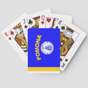 Flag of Pomona (California) Playing Cards