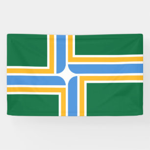 Flag of Portland (Oregon) Banner