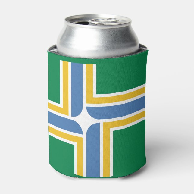 Flag of Portland, Oregon Can Cooler (Can Front)