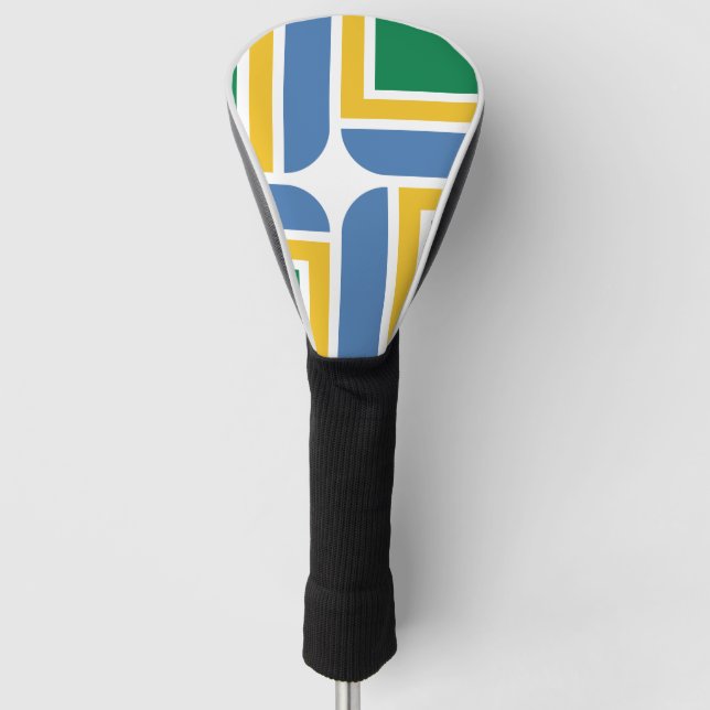 Flag of Portland, Oregon Golf Head Cover (Front)