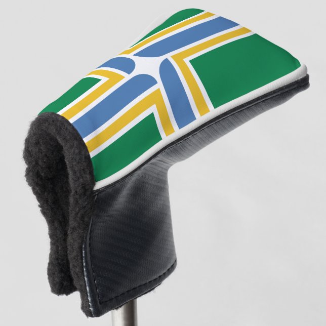 Flag of Portland, Oregon Golf Head Cover (3/4 Front)