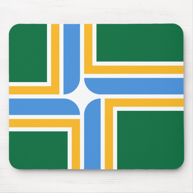 Flag of Portland (Oregon) Mouse Mat (Front)