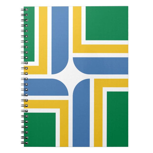 Flag of Portland, Oregon Notebook (Front)