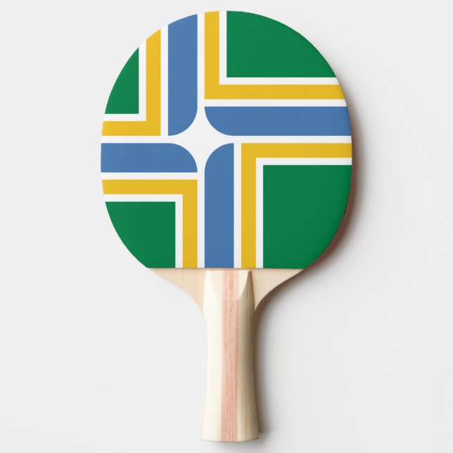 Flag of Portland, Oregon Ping-Pong Paddle (Front)