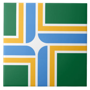 Flag of Portland (Oregon) Tile