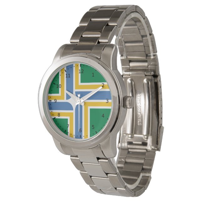 Flag of Portland, Oregon Watch (Angled)