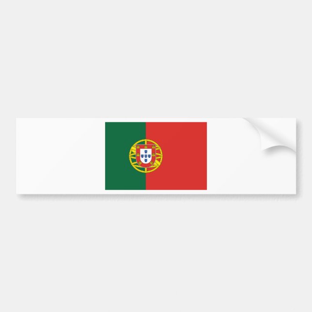 Flag of Portugal Bumper Sticker (Front)