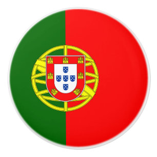 Flag of Portugal Ceramic Knob