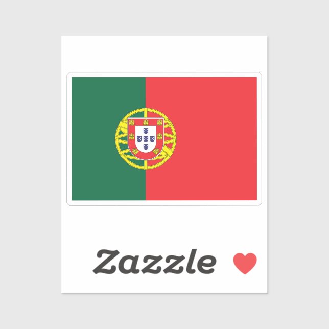 Flag of Portugal custom-cut  (Sheet)