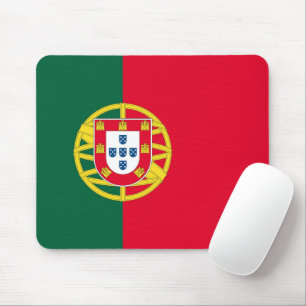 Flag of Portugal for Day of Portugal holiday Mouse Mat