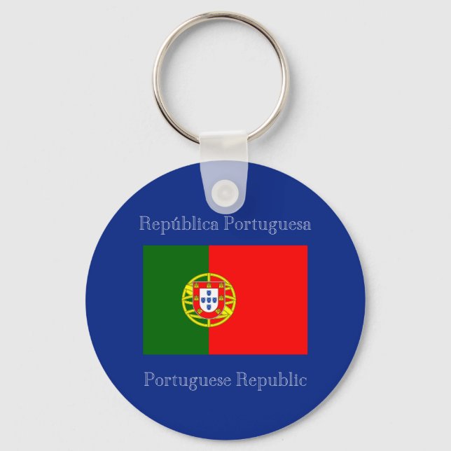 Flag of Portugal Key Ring (Front)