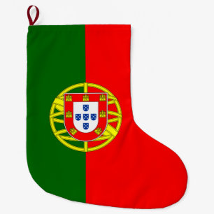 Flag of Portugal Large Christmas Stocking