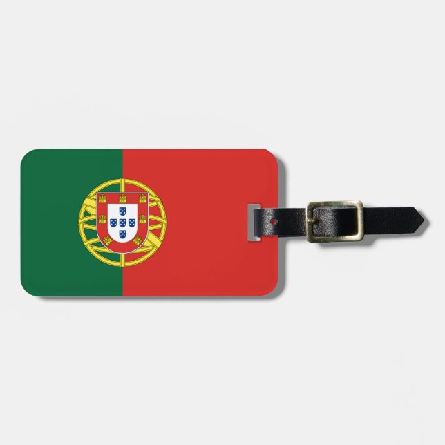 Flag of Portugal Luggage Tag (Front Horizontal)