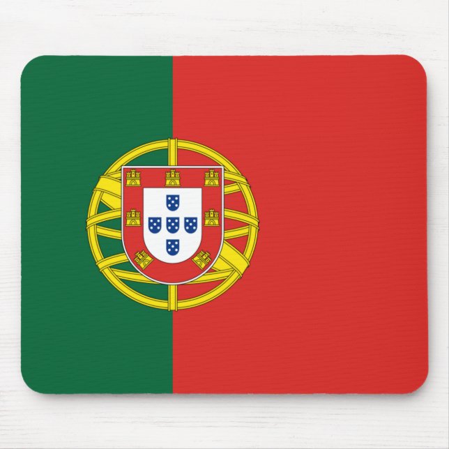 Flag of Portugal Mouse Mat (Front)