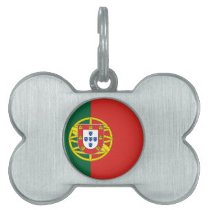 Flag of Portugal Pet ID Tag