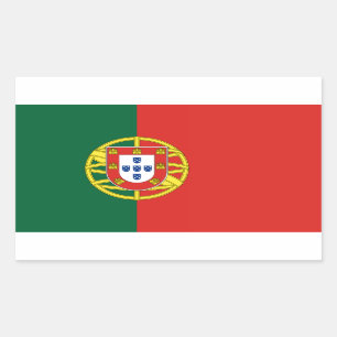 Flag of Portugal Rectangular Sticker