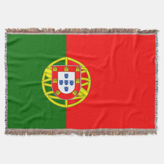 Flag of Portugal Throw Blanket