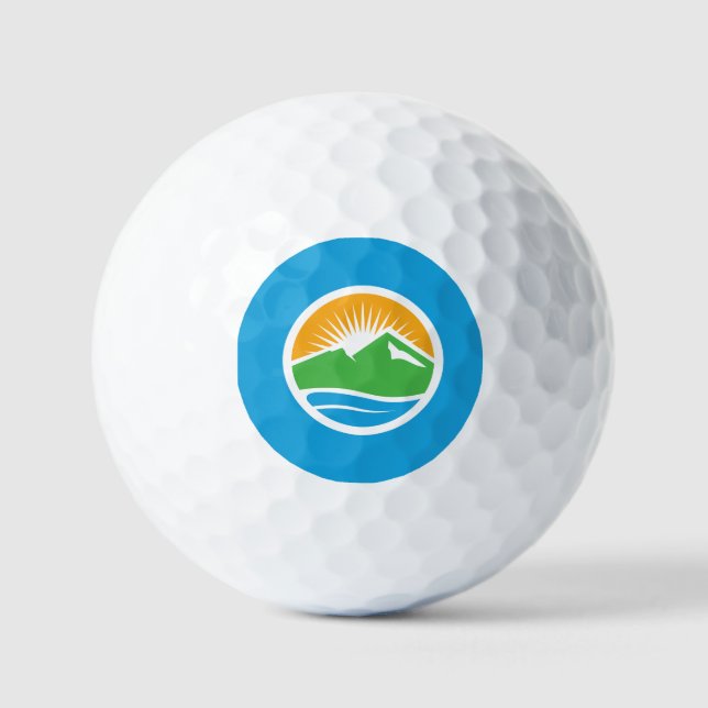 Flag of Provo, Utah Golf Balls (Front)