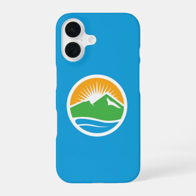 Flag of Provo, Utah iPhone 16 Case (Back)