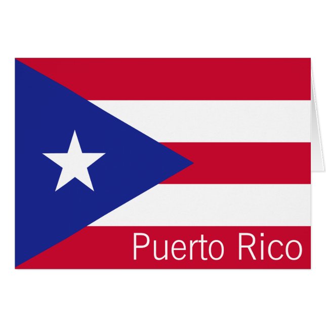 Flag of Puerto Rico (Front Horizontal)