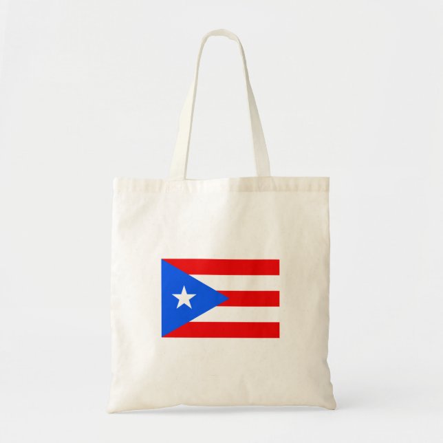 Flag of Puerto Rico Budget Tote Bag (Front)