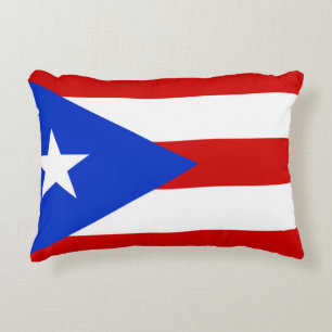 Flag of Puerto Rico Decorative Cushion