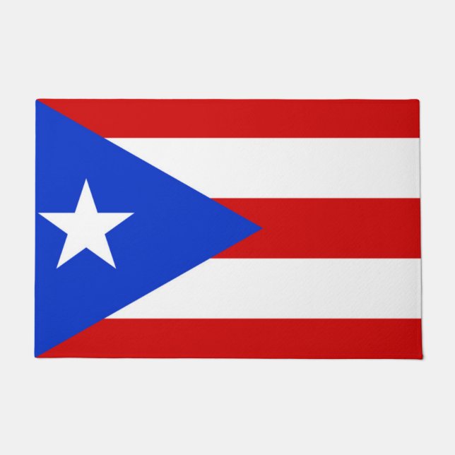 Flag of Puerto Rico Doormat (Front)