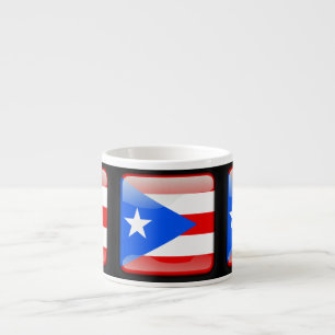 Flag of Puerto Rico Espresso Cup