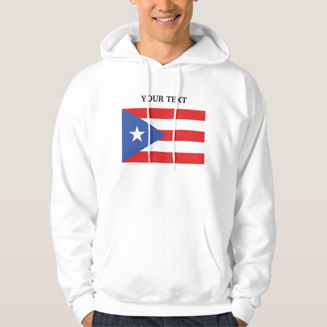 Flag of Puerto Rico Hoodie (Front)