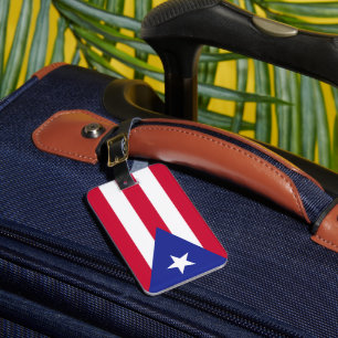 Flag of Puerto Rico Luggage Tag