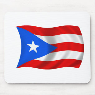 Flag of Puerto Rico Mouse Mat